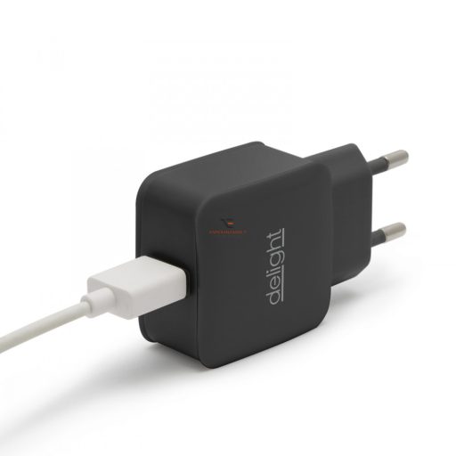USB Hálózati adapter 1xUSB fekete