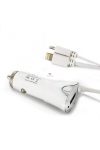 Univerzális telefontöltő, micro USB + iPhone csatlakozással + USB 1A