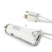   Univerzális telefontöltő, micro USB + iPhone csatlakozással + USB 1A
