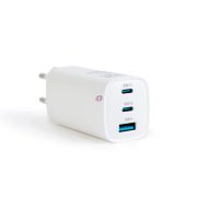   Hálózati Adapter USB + Type-C PD45W gyorstöltéssel - fehér