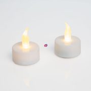 LED-es teamécses AJÁNDÉK ELEMMEL fehér 2db