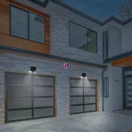   Napelemes Mozgásérzékelős szolár reflektor forgatható fejjel 2 COB LED