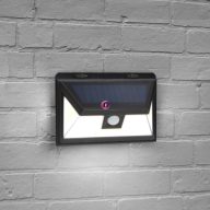 Napelemes mozgásérzékelős szolár reflektor 3 COB LED