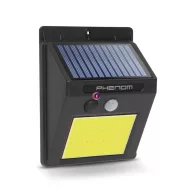  Mozgásérzékelős napelemes szolár reflektor fali COB LED - 55288B