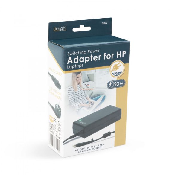 Laptop adapter HP 90W / 19V / 4.74A 7,4 x 5,0 mm