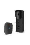 Smart video kaputelefon, fekete, FullHD, PIR, Micro SD, Wi-Fi , IOS, Android
