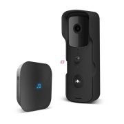   Smart video kaputelefon, fekete, FullHD, PIR, Micro SD, Wi-Fi , IOS, Android