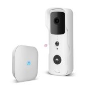   Smart video kaputelefon, fehér, FullHD, PIR, Micro SD, Wi-Fi , IOS, Android