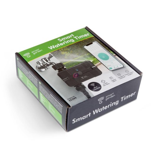 Smart okos öntözésvezérlő, programozható óra, Wi-Fi - 3/4" - max 1700L/h - 4 x AA