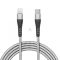 Adatkábel - iPhone Lightning - Type-C szürke - 1 m
