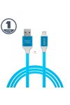 Adatkábel USB Type-C szilikon bevonat 4 szín 1 m