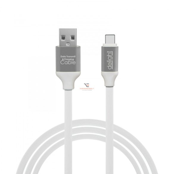 Adatkábel USB Type-C szilikon bevonat 4 szín 1 m