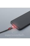 Delight Iphone kábel töltő és adatkábel lightning világító fekete
