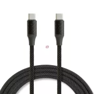   Adatkábel - Type-C / Type-C - mágneses - fekete - 1m - 3A - 60W