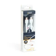   Adatkábel - Type-C / Type-C - mágneses - fekete - 1m - 3A - 60W
