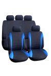Autós üléshuzat szett - kék / fekete - 9 db-os - HSA006