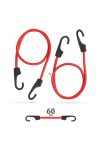 Professzionális gumipók szett - piros - 60 cm x 8 mm - 2 db / csomag