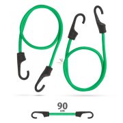   Professzionális gumipók szett - zöld - 90 cm x 8 mm - 2 db / csomag