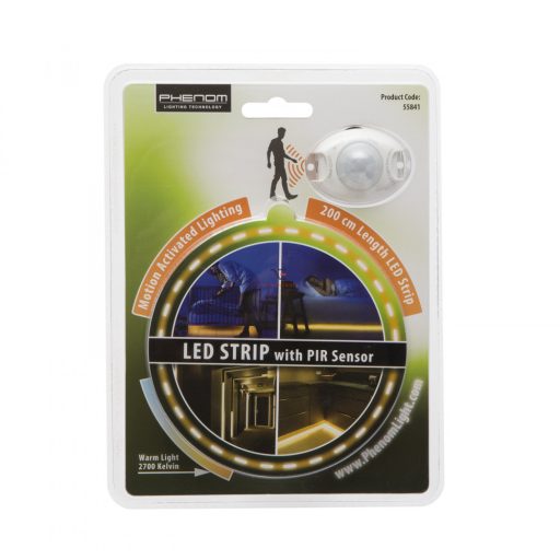 LED szalag mozgásérzékelő szenzorral 200 cm