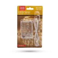 LED szalag melegfehér 1 m 3 x AA elemes