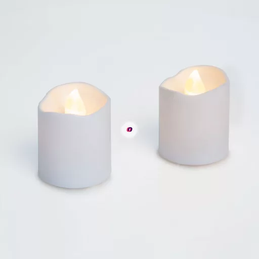 LED gyertya  fehér színű 2 db / bliszter