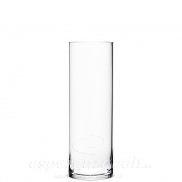 Üveg váza 80cm átlátszó