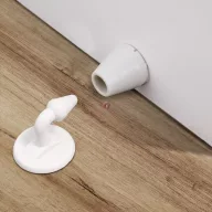 Ajtóütköző és kitámasztó gumi - fehér