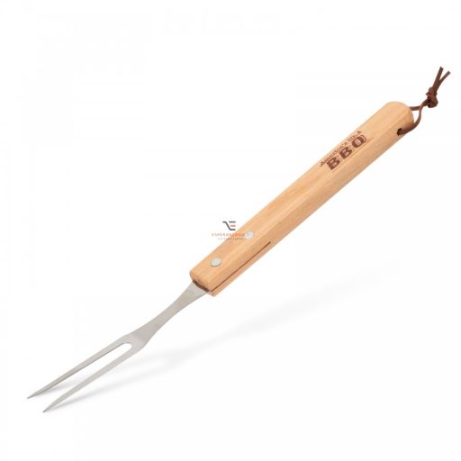 Grillező eszköz szett 3 db-os fa nyéllel