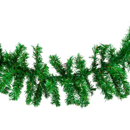 2,7 m Fenyő girland - sötét zöld - Standard