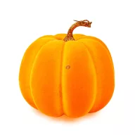 Halloweeni tök dekoráció 16,5 cm, narancssárga