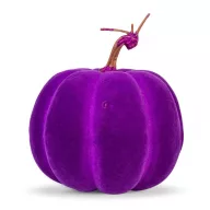 Halloweeni tök dekoráció 16,5 cm, lila