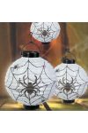 Lampion - LED-es pókháló - 2 x AAA - 20 cm