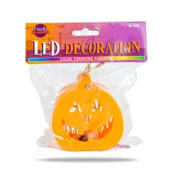   Halloween-i LED dekor - tök - RGB LED - 3 x LR1130 - 8,5 x 9 x 4 cm