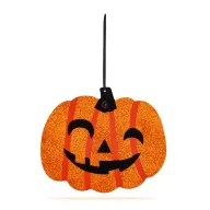   Halloween ajtódekoráció -tök - akasztható - fa - 30 x 25 cm