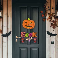 Halloween-i dekoráció - tök  - akasztható - 45 x 23 cm