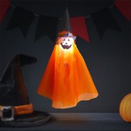 XL Halloweeni dekor lampion tökfej LED világítással 70 cm   XL Halloweeni dekor lampion tökfej LED világítással 70 cm