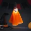 XL Halloweeni dekor lampion tökfej LED világítással 70 cm