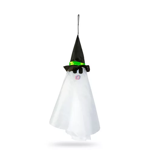 XL Halloweeni dekor lampion szellem, LED világítással 70 cm