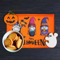 Halloween-i tányéralátét - manós - 46 x 32,5 cm