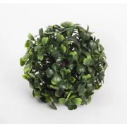 Buxus gömb, zöld, UV álló, 11 cm, műanyag