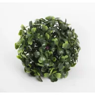 Buxus gömb, zöld, UV álló, 11 cm, műanyag