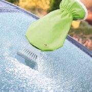 Jégkaparó kesztyűvel vízálló - bélelt zöld - 57012B