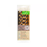   Papír szívószál - Halloween - 197 x 6 mm - 25 db / csomag