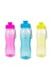 Sport kulacs - műanyag, átlátszó - 750 ml - 3 színben
