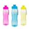 Sport kulacs - műanyag, átlátszó - 750 ml - 3 színben
