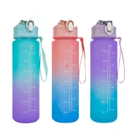 Sport kulacs - 750 ml - opálos - kék-lila színátmenetes
