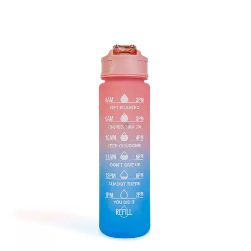 Sport kulacs - 750 ml - opálos - kék-lila színátmenetes