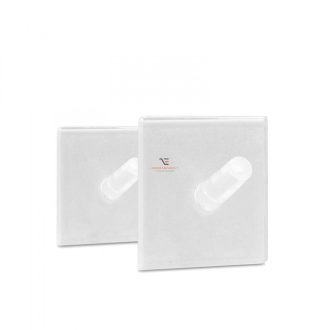 Öntapadós fali akasztó átlátszó 2 db / bliszter