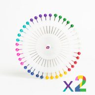 Gombostű készlet és tartó 2 db / csomag - 57356B