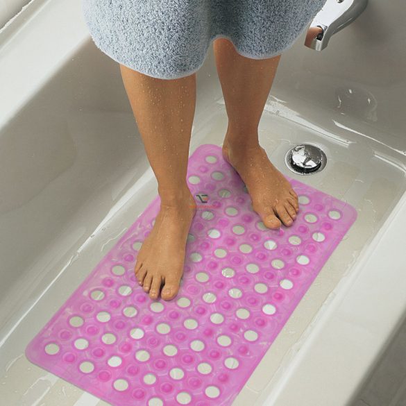 Fürdőszobai csúszásgátló 68 x 38 cm Rózsaszín